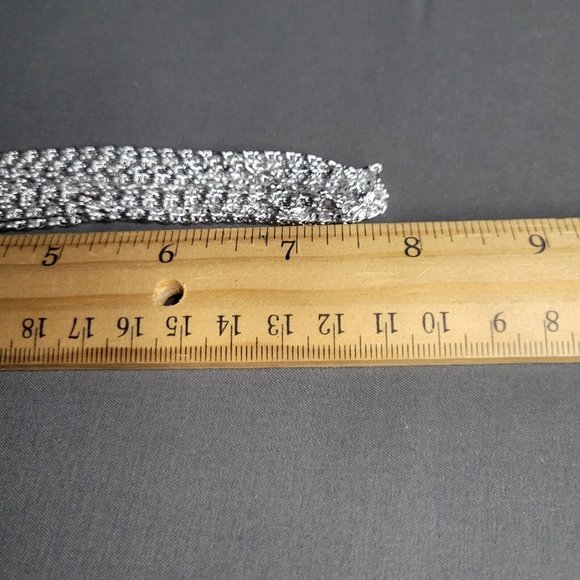 Sarah Coventry Womens Multi Strand Silver Tone Metal Scroll Chain Necklace 15 in - Picture 6 of 6